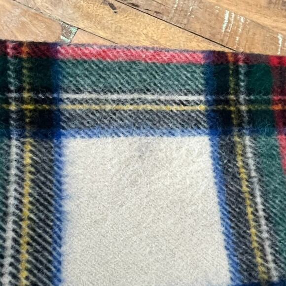 Burns Country All Wool Soft Throw Blanket Stewart Tartan Scotland 51 x 34 - Picture 6 of 6